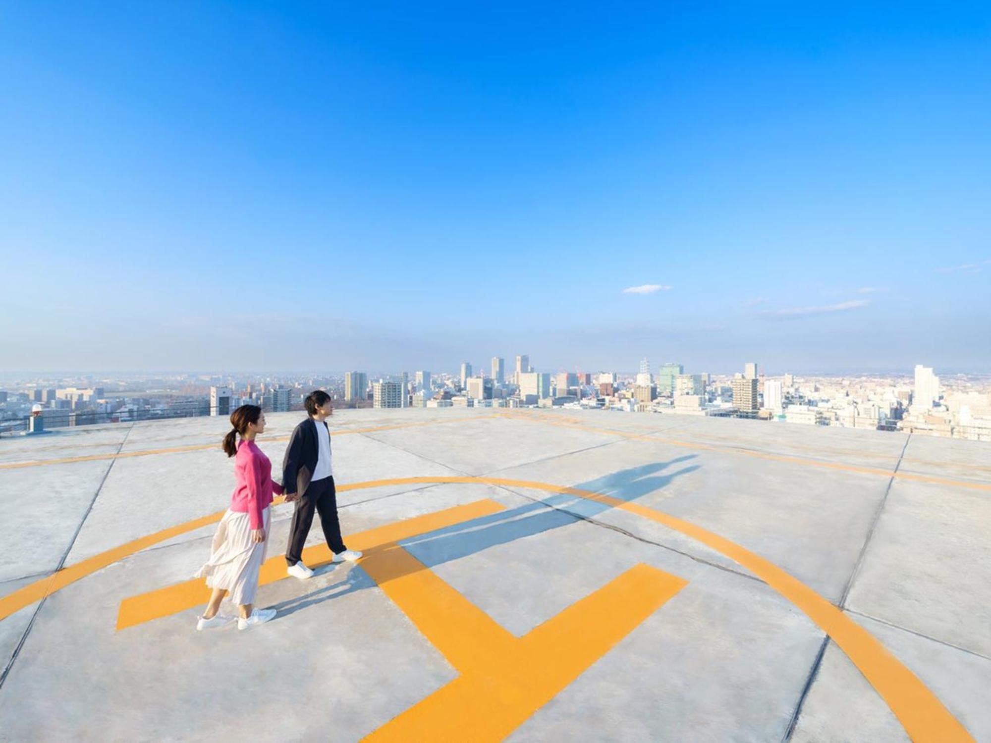 Sapporo Prince Hotel Kültér fotó Helipad