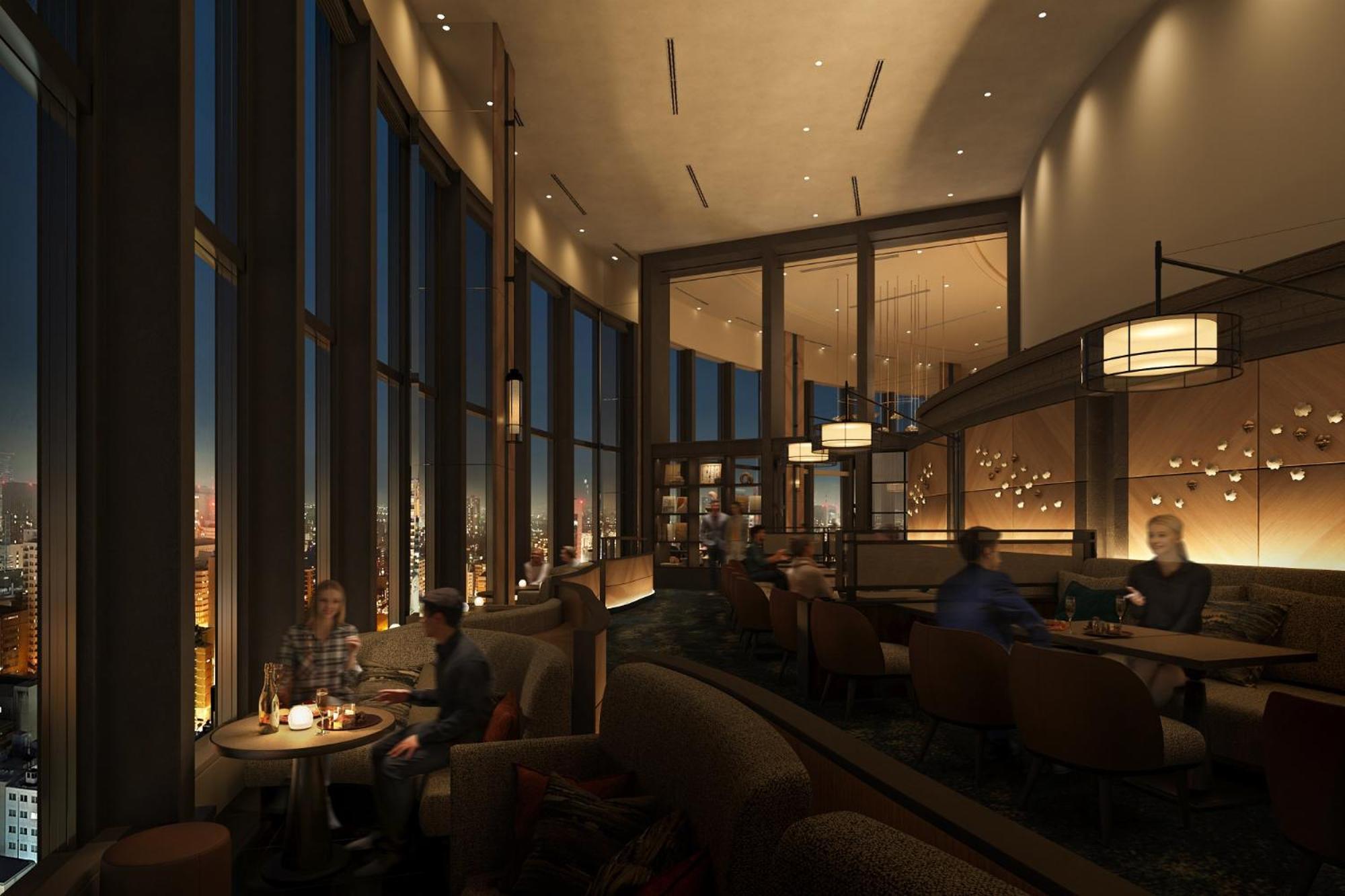 Sapporo Prince Hotel Szoba fotó The lounge at the top of the tower